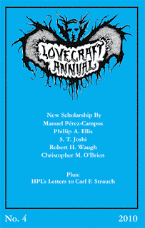 Lovecraft Annual No. 4, 2010 Lovecraft Annual No. 4, 2010, cover