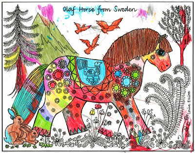 patterns to colour in for kids. animal patterns based on