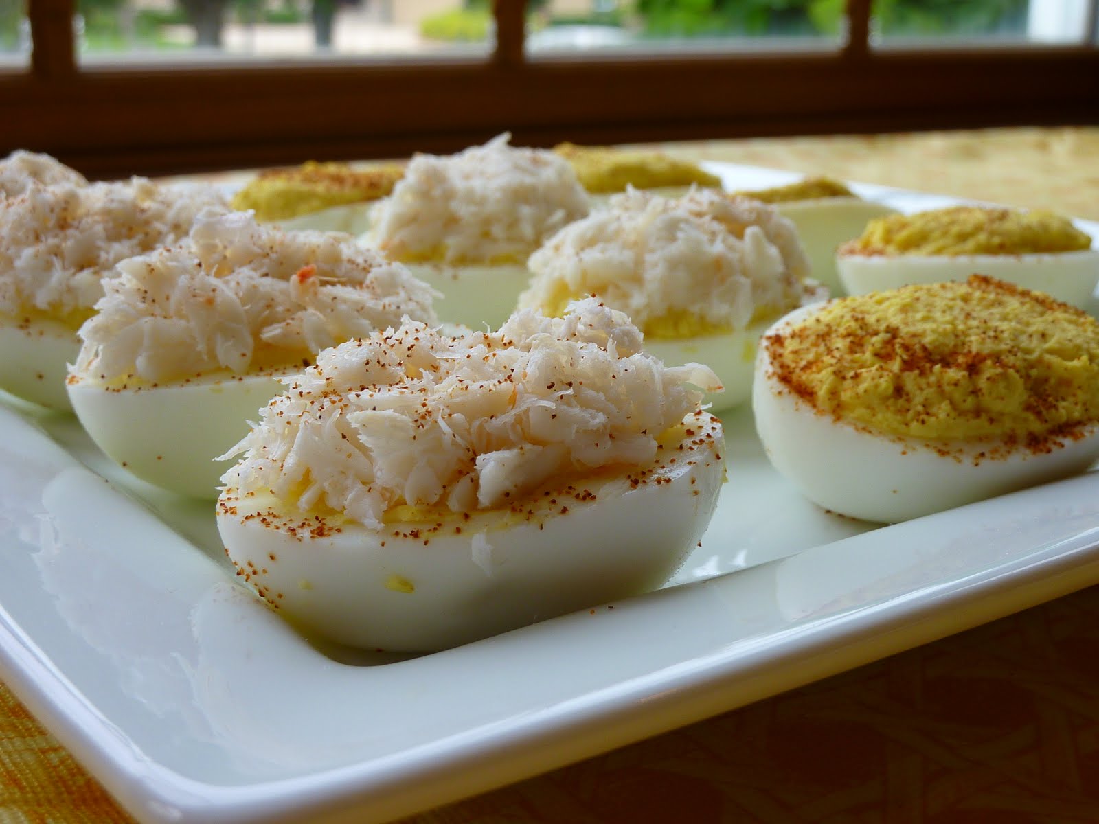 Crabtopped Deviled Eggs Whimsical Cookery