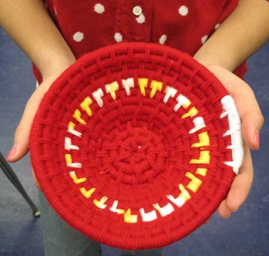 Fun Art Gallery Yarn Coiled Baskets