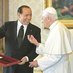 Berlusconi e la crisi della chiesa 