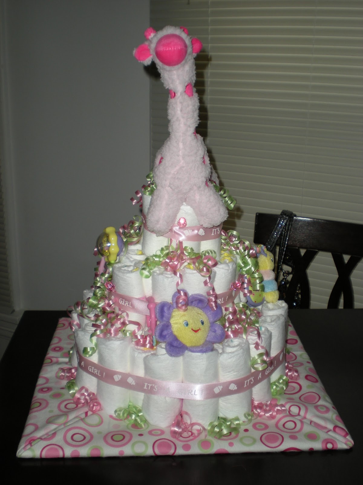 Shez Krafty Designs Diaper Cake Examples