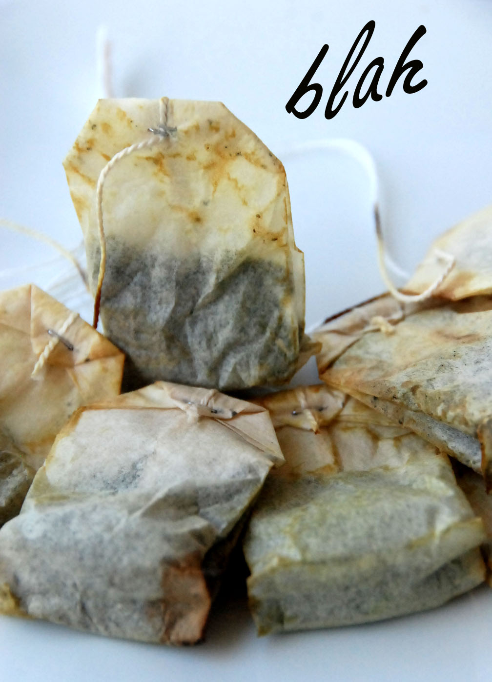 blah to TADA! Recycling Tea Bags