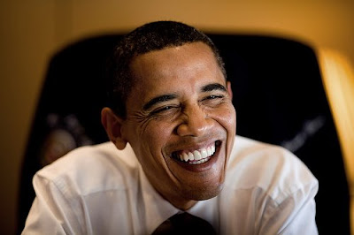 barack smiling