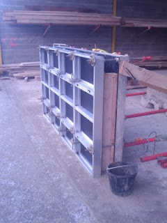 Coffrage mur beton banche