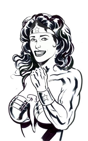 A Wonder Woman sketch this week Always loved the character