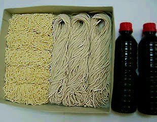 山形そばとつけ麺のセット8人前