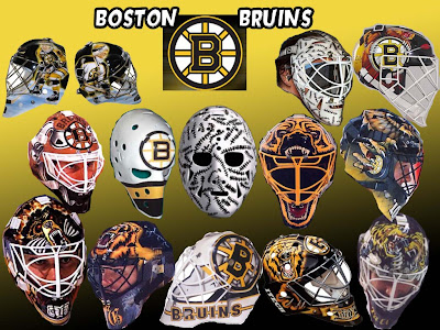 boston bruins bear ads. some Boston Bruins masks.