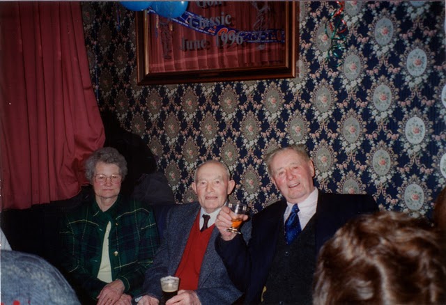 Joane Evan, left first on right herbrother Gus Cournane