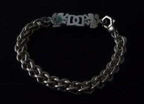 Custom sterling silver bracelet part made by Payne's Custom Jewelry