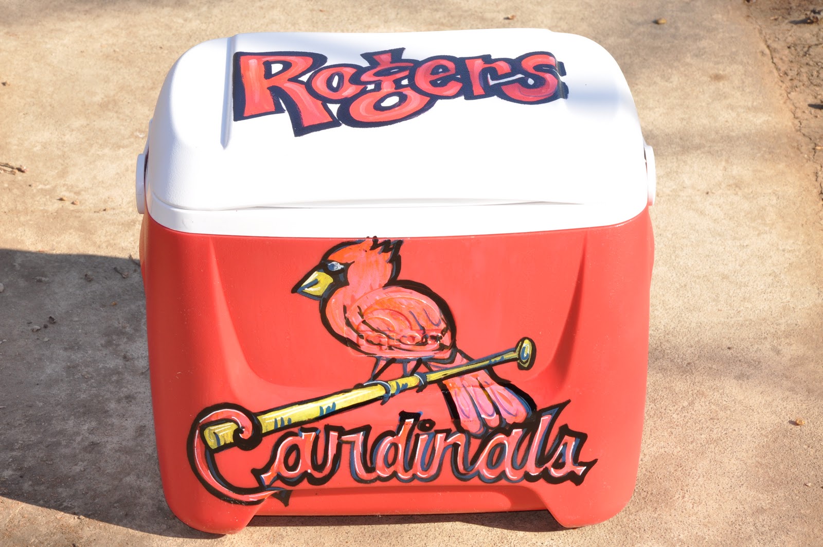 Creative Design by Allyson Sports Themed Coolers