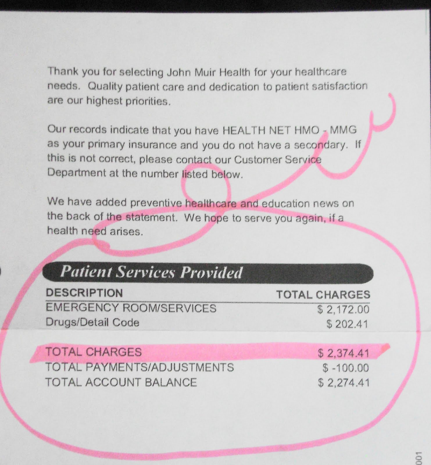 Crazy In Suburbia My 2 374 Cut Thumb Emergency Room Bill