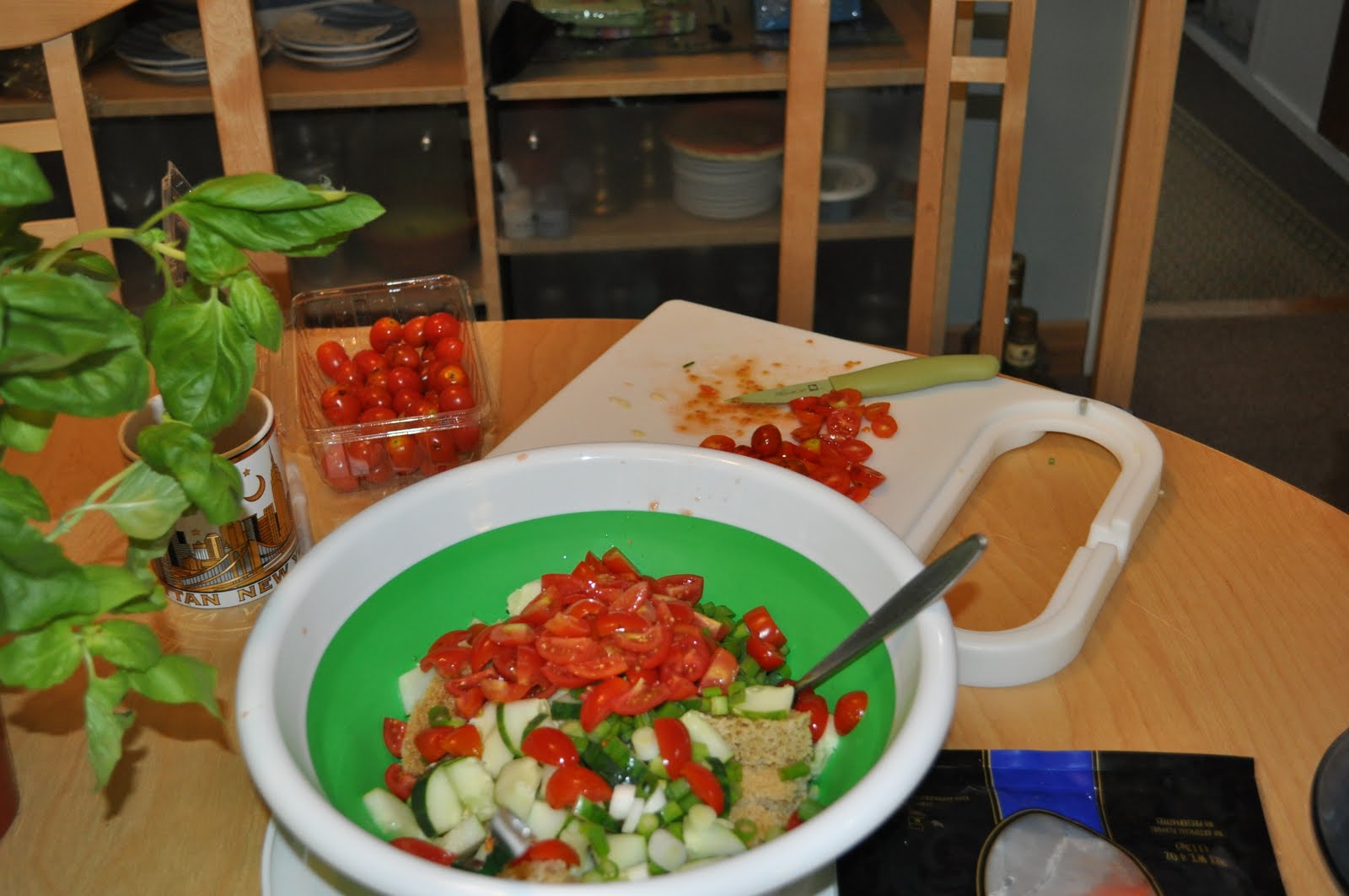 More is Better TomatoBasil Couscous Salad ( A South Beach Diet Recipe)