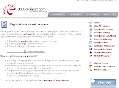 000webhost.com trying to