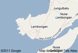 Lembongan Island Map
