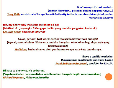 ekabees: Kata-kata Terakhir