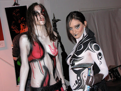 orlando nude nite body painting