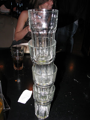 empty glasses
