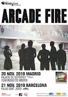 Conciertos de arcade fire en su gira española.Conciertos madrid y Barcelona. Fechas y entradas