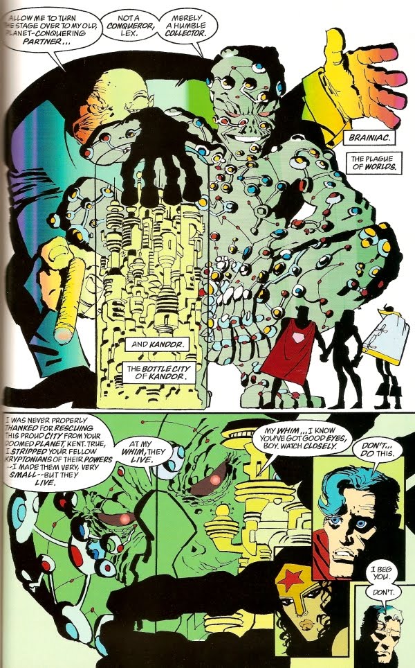 Because You Know Its Not As If Superman Didnt Save Kandor From Brainiac In Their Very First Encounter Back 1958 No This Is The Post Crisis Because You Know Its Not As If Superman Didnt Save Kandor From Brainiac In Their Very First Encounter Back 1958 No This Is The Post Crisis
