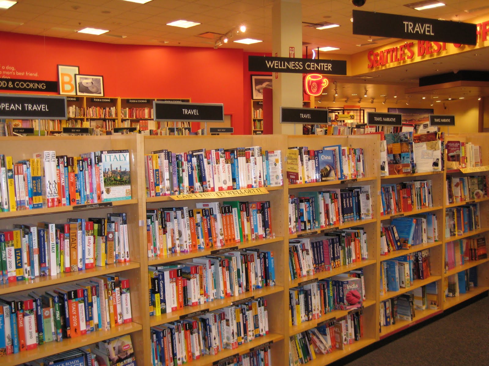 lena&familylife Inside Borders bookstore