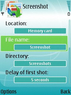 captura pantallas EN SYMBIAN