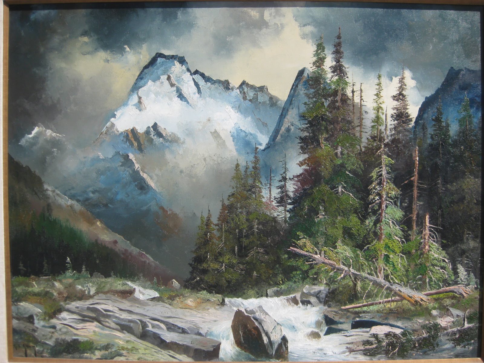 UHURU FURNITURE & COLLECTIBLES SOLD Original Oil