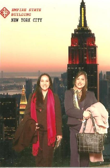 Eu e minha querida amiga Drª Tatiana em Nova York