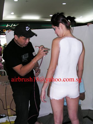 Airbrush Art Body Tattoo Airbrush Art Body Tattoo