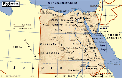 mapa de egipto mapa de egipto