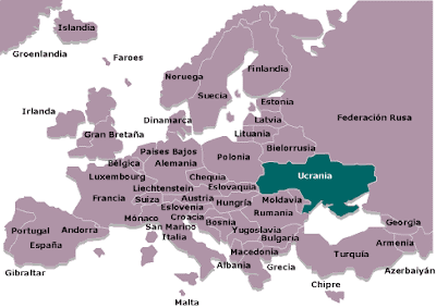 mapa de Ucrania mapa de Ucrania