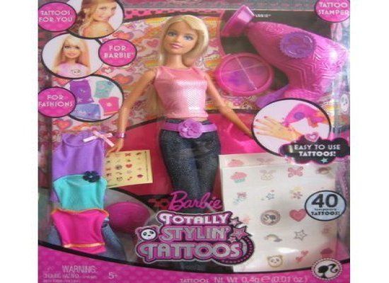 Totally Styling Tattoo Barbie Doll Tramp Stamp FAIL Toy Product Review by