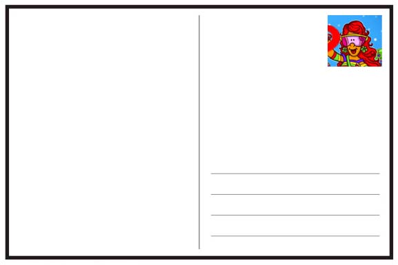 Microsoft Word Postcard Template 4 Per Page