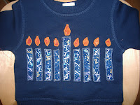 hanukkah menorah candle sweatshirt