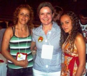 MARGARETE, MINISTRA CHEFE DA CASA CIVIL GLEISI E FLÁVIA