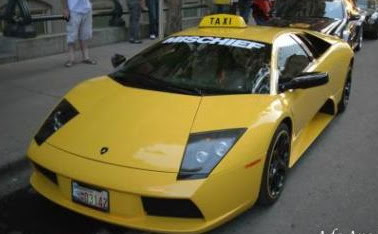 lamborghini be TAXI car