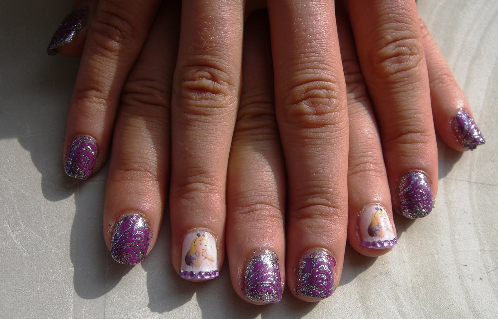2. Mad Hatter inspired nail art - wide 5