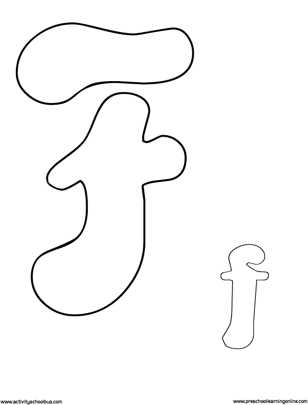 graffiti letter f bubble style design bubble letter 2