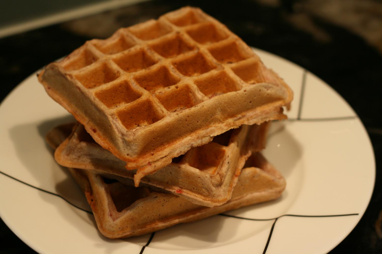 So Tasty So Yummy Strawberry Waffles