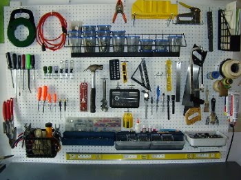 Simplify Your Life: Create More Storage with Pegboards - Day 1