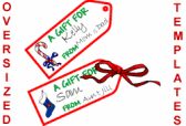 Free Oversized Gift Tags