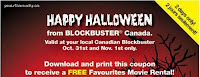 Free Movie Rental at Blockbuster