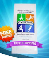 Free Overtime Pain Relief Lotion