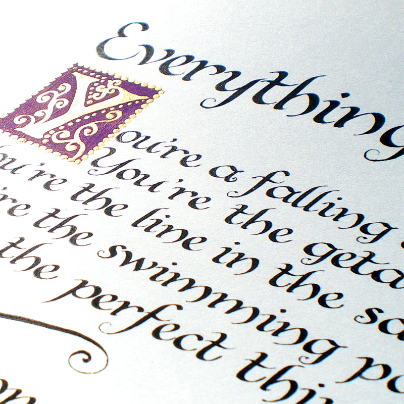 As though it were easy for you to lead me I could be passive gracefully