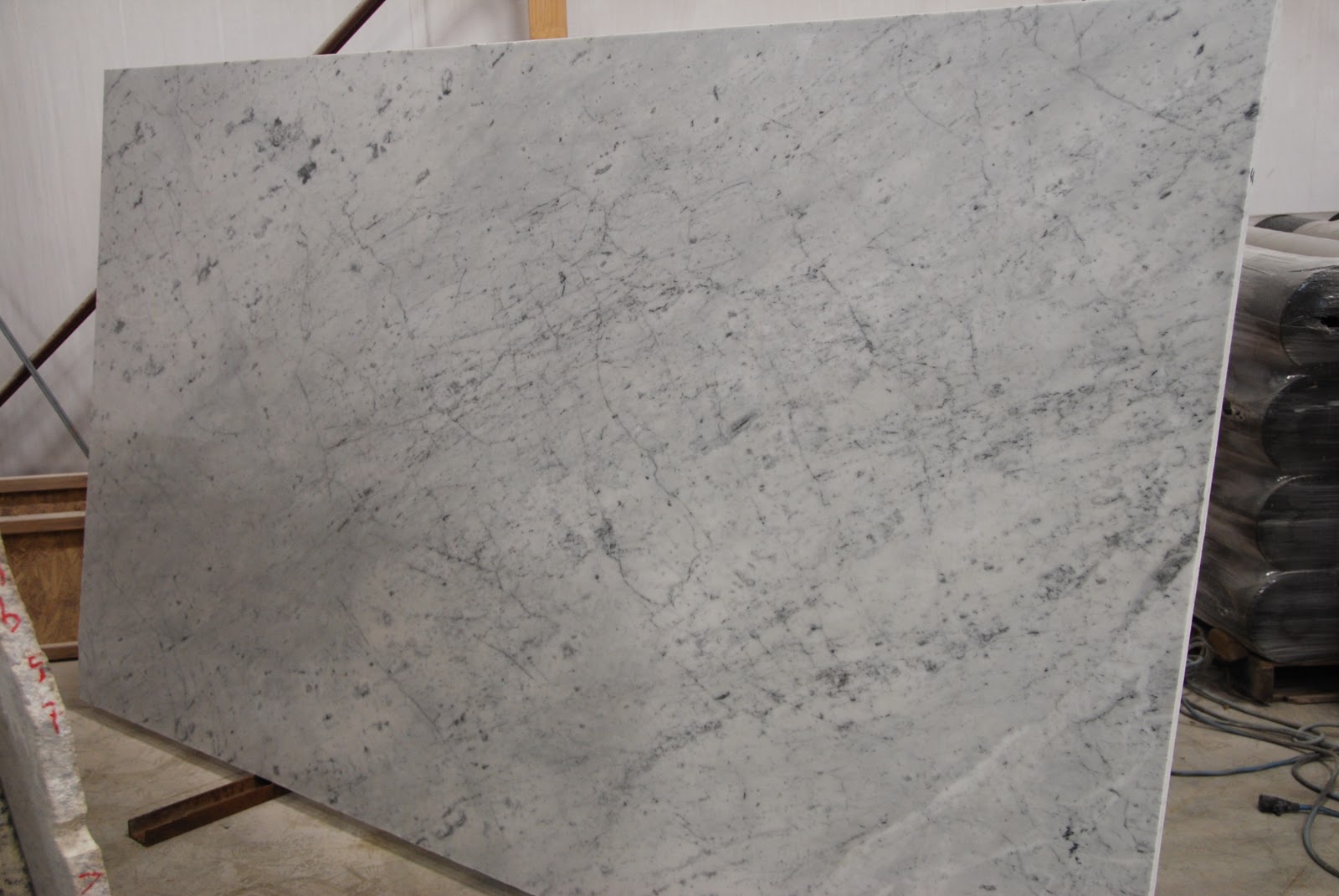 The Granite Gurus Slab Sunday Carrara marble