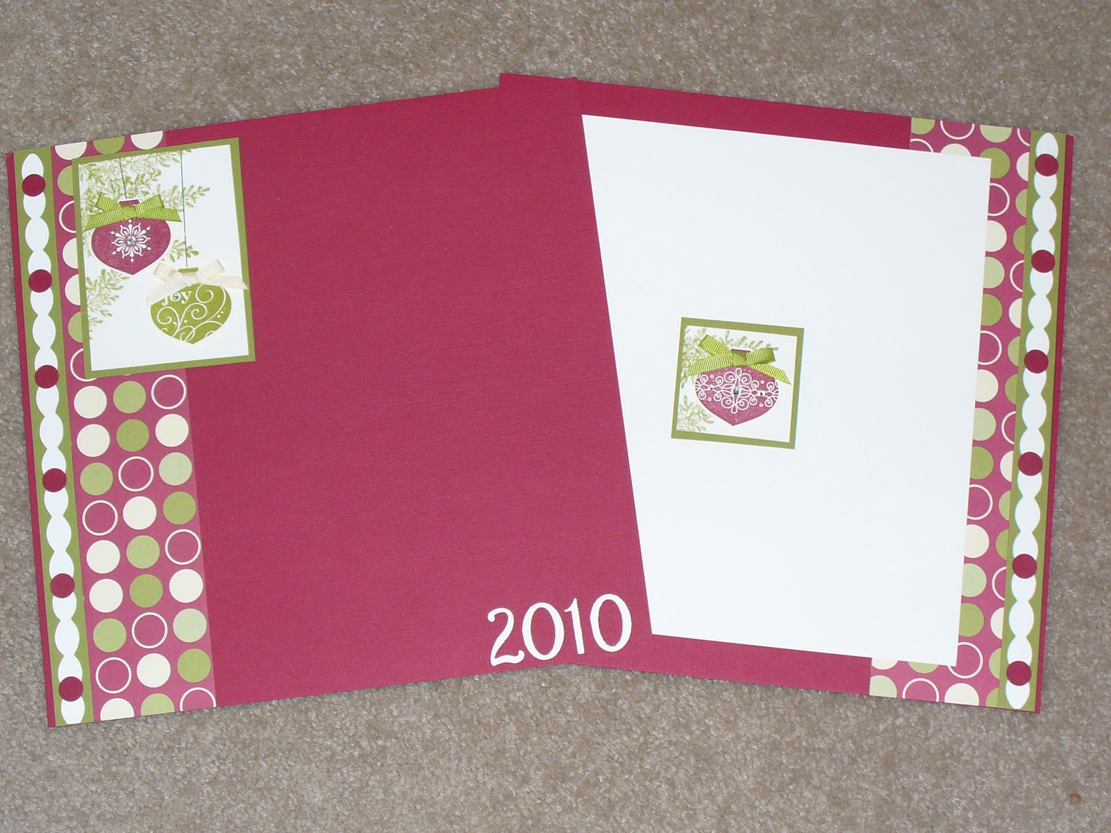 Creations by Chris: Christmas Scrapbooking Layout/ Delightful Decorations