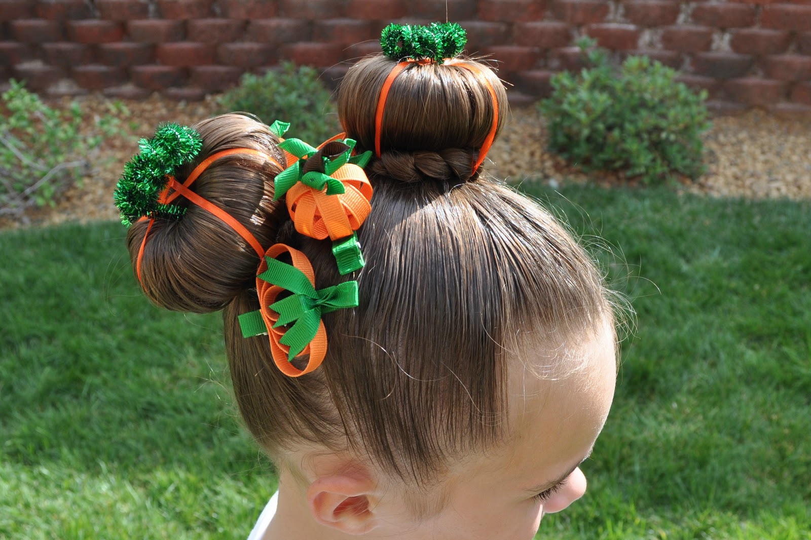Hair,Hair style Halloween Hairdos Pumpkin Patch