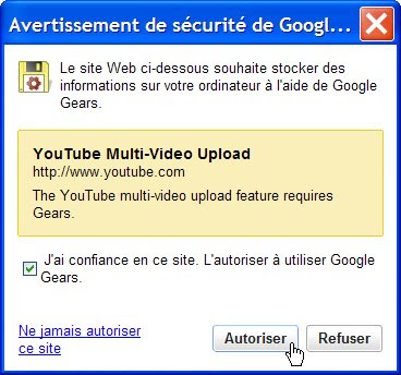 gears avec youtube