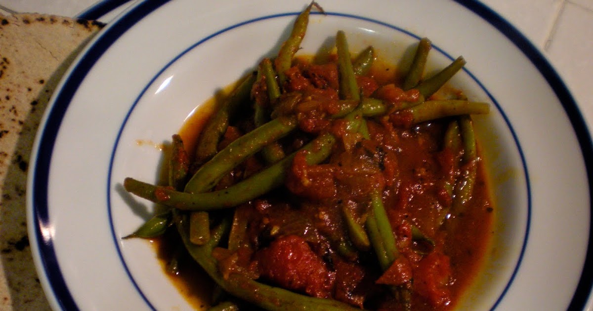 edible ventures Moroccan Green Bean Tagine