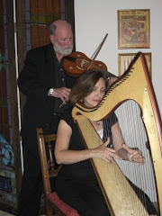 Harp and vielle are featured in the duo "Everyman"